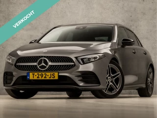 Mercedes-Benz A-Klasse 200 AMG Sport 164Pk Automaat (APPLE CARPLAY, GROOT NAVI, SFEERVERLICHTING, ADAPTIVE CRUISE, LEDER/ALCANTARA, CAMERA, SPORTSTOELEN, STOELVERWARMING, GETINT GLAS, DAB+, NIEUWSTAAT)