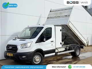 Hoofdafbeelding Ford Transit Ford Transit 2.0 TDCI 170PK Kipper Dubbellucht Trekhaak Airco Cruise Control  Lane Assist Bluetooth Voorruitverwarming Tipper Benne