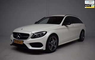 Hoofdafbeelding Mercedes-Benz C-Klasse Mercedes-Benz C-klasse Estate 200 2.0L 184PK AUT AMG Premium NAP / LEER / CAMERA / EL.TREKHAAK / CARPLAY / SFEERVERLICHTING