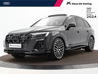 Audi Q7 Pro Line S Competition 60 TFSIe 490pk Quattro | Keyless | Head-Up | Panoramadak | Luchtvering | Trekhaak | B&O | Achteras Besturing | 22'' Inch | Garantie t/m 07-07-2029 of 100.000km