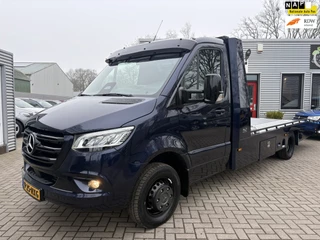 Mercedes-Benz SPRINTER 319 1.9 CDI Tijhof AluLiner -AUTOTRANSPORTER-DUBBELLUCHT-AUTOMAAT-ZWAAILAMP-3 PERSOONS-3500 KG-STOELVERWARM
