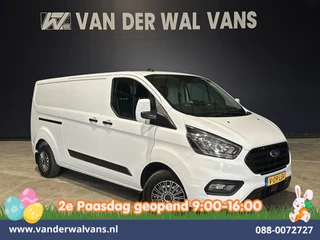 Ford Transit Custom 2.0 TDCI 130pk L2H1 Euro6 ** Airco | LED | Cruisecontrol | Verwarmde voorruit | Parkeersensoren Bijrijdersbank, 2800kg trekvermogen