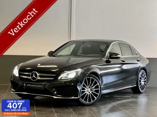 Hoofdafbeelding Mercedes-Benz C-Klasse Mercedes C-klasse 180 Prestige AMG | 19 inch | Navi | Leder | Dealer Onderhouden |