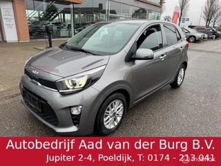 Kia Picanto 1.0 67pk Automaat  Stoel en Stuur verwarming ,  Navigatie / Apple carplay  / Android auto , Achteruit camera , Bluetooth , Priveglas , Chrome handgrepen , Sport Velgen