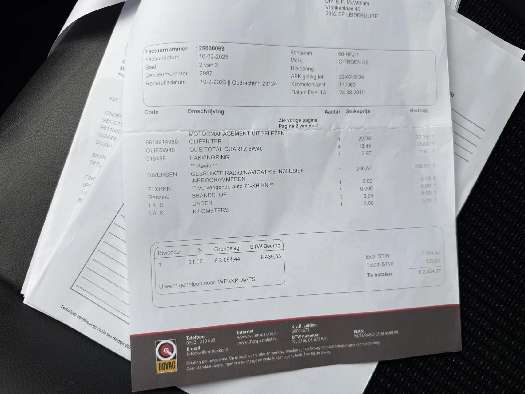 Hoofdafbeelding Citroën C5