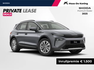 Škoda Elroq Selection Elektromotor 125 kW / 170 PK SUV | Trekhaak Wegklapbaar | PRIVATELEASE 416,- PER MAAND!! | 1500,- INRUILPREMIE!!| 2025 rijden!