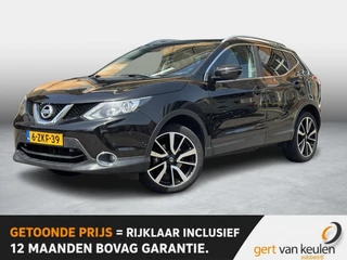 Nissan QASHQAI 1.2 TEKNA LEER/NAVI/PANORAMADAK/TREKHAAK/360 CAMERA/NL-AUTO