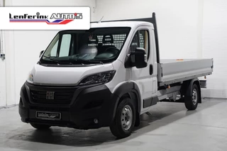 Fiat Ducato 2.2 MJet 140 pk L4 Pick Up / Open Laadbak va 429,- p/mnd, Airco, Cruise Control, 3-Zits, LxBxH 420x202x40 cm Nieuw