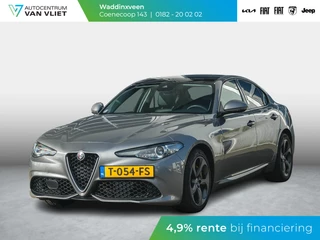 Hoofdafbeelding Alfa Romeo Giulia Alfa Romeo Giulia 2.0 Turbo Aut. 280pk AWD Veloce | Schuif/Kanteldak | Stoel- en Stuurverwarming | 18" | Xenon | Flippers