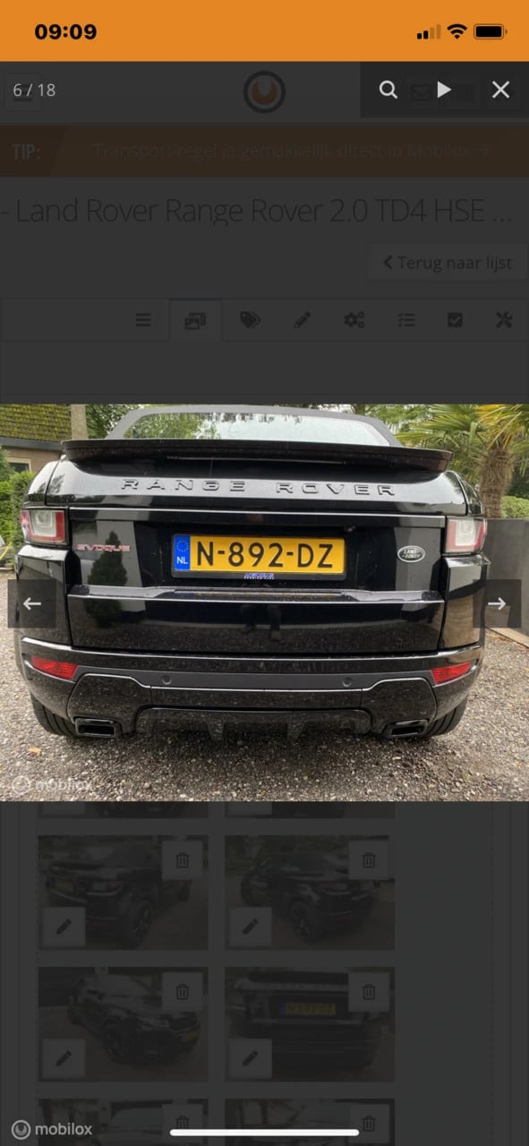 Hoofdafbeelding Land Rover Range Rover Evoque