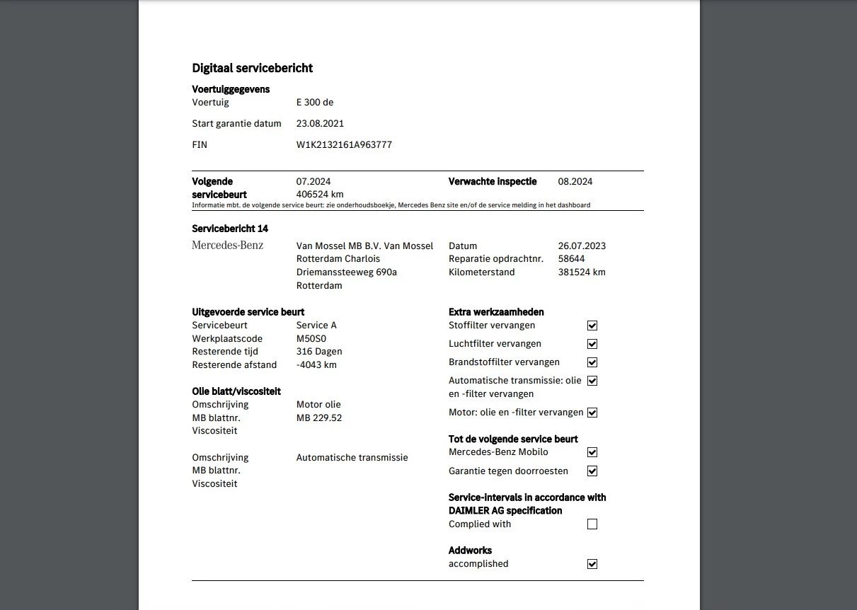 Hoofdafbeelding Mercedes-Benz E-Klasse