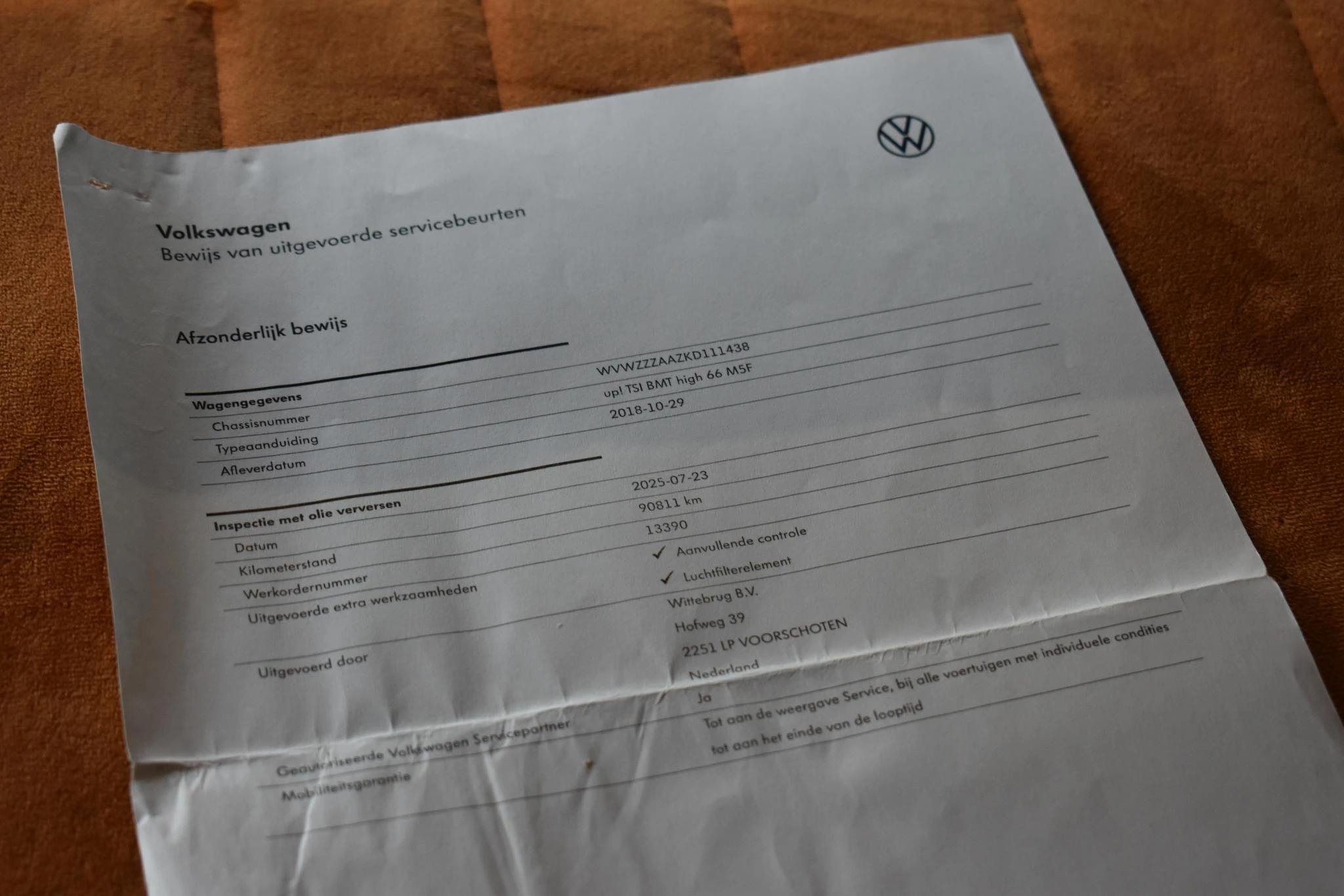 Hoofdafbeelding Volkswagen up!