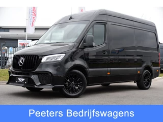 Mercedes-Benz Sprinter 319 V6 3.0 CDI L2H2 AMG Black Edition 360 Camera, Cruise, Carplay, LED, 3500kg Trekhaak, Stoelverwarming, 190pk, Automaat,