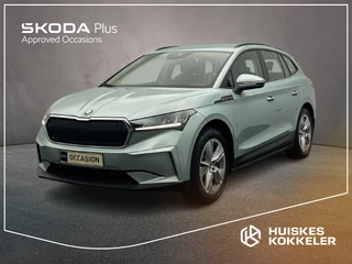 Skoda Enyaq iV 60 180pk Automaat Trekhaak, Navigatie, Adaptive cruise control, LED koplampen, Stuurwiel verwarmd, App connect, Parkeersensor achter, Airco, DAB, Radio