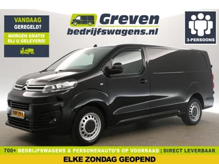 Citroën Jumpy 2.0 BlueHDI L3H1 Airco Cruise Carplay LED Parkeersensoren 3 Persoons Elektrpakket