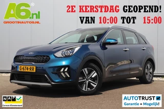 Kia Niro 1.6 GDi Hybrid DynamicLine Automaat Half Leder Navigatie Camera Adaptive Cruise Lane Assist Clima Carplay Android
