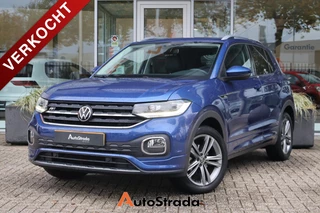 Hoofdafbeelding Volkswagen T-Cross Volkswagen T-Cross 1.0 R-Line TSI 115pk | ACC | Sfeer | LED | Carplay | Virtual | Camera | Stoelverwarming | Dodehoek