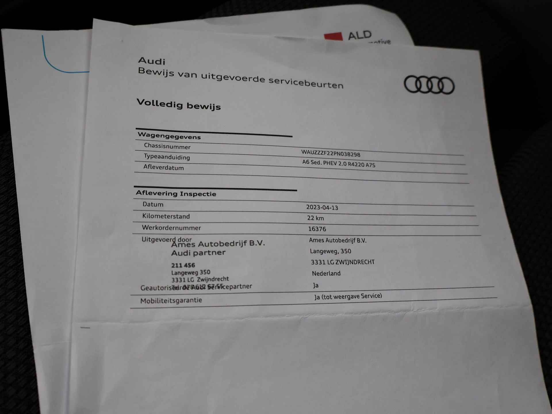 Hoofdafbeelding Audi A6