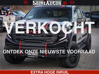 GMC Sierra AT4 6.2 V8 | VIRTUAL COCKPIT | BOM VOL | DC | LPG | RAM DEALER NEDERLAND | Dubbele Cabine met Royale 5 Zitplaatsen | BPM vrij | Nu Leverbaar uit Voorraad | Voorraad Nr 238940 |
