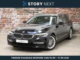 BMW 5 Serie Touring 540i xDrive High Executive Automaat / Harman Kardon / Adaptief Onderstel / Driving Assistant / Achteruitrijcamera / Navigatie Professional / Cruise Control / Sportstoelen / Parking Assistant / Zonnescherm / Climate Control / 18 Inch / Stoelverwarming voor+achter