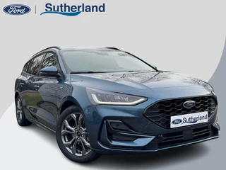 Ford Focus 1.0 EcoBoost Hybrid ST Line Wagon 155pk Automaat | Winter Pack | Chrome Blue | 12.3 inch personaliseerbare Digital Cockpit | Achteruitrijcamera | Draadloos opladen mobiele telefoon | Ford Keyless Entry