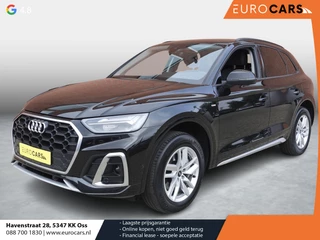 Audi Q5 50 TFSI e 300pk PHEV S Line Automaat Navigatie Camera Parkeersensoren Head Up Display Stoelverwarming LED Koplampen Cruise Control  Climate Control