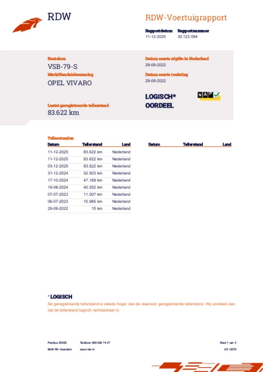 Hoofdafbeelding Opel Vivaro-e