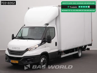 Iveco Daily 35C18 3.0L XL Laadklep Automaat 180PK Dubbellucht Zijdeur 234cm Hoog Bakwagen Navi Airco Cruise Lat om Lat D'Hollandia APK 03-2027 Euro6 Meubelbak Koffer Airco Cruise control