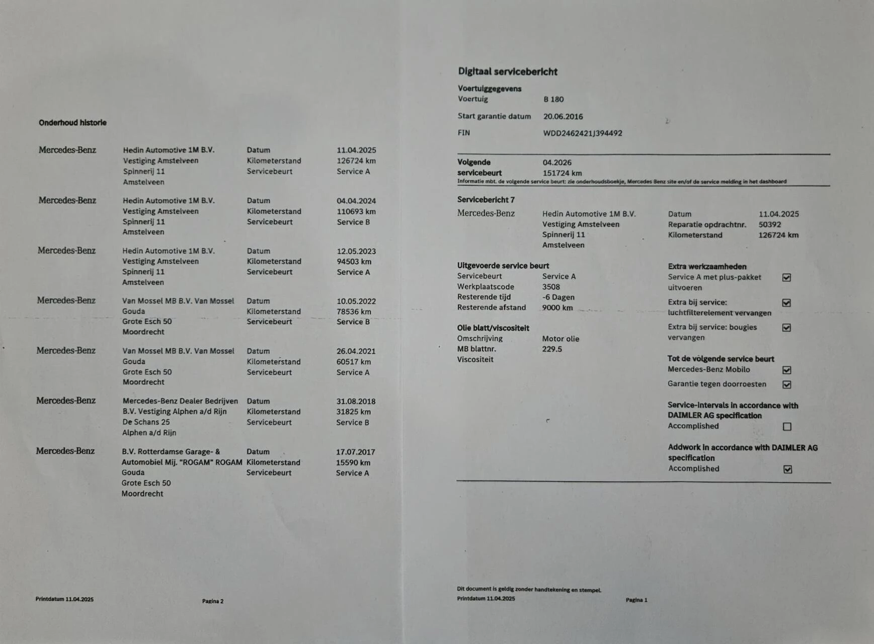 Hoofdafbeelding Mercedes-Benz B-Klasse