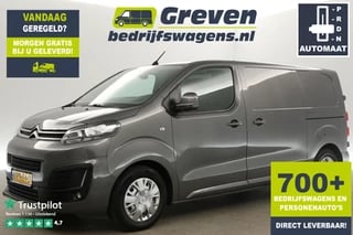 Citroën Jumpy 2.0 BlueHDI L2H1 Marge | 177PK Automaat 2xSchuifdeur Airco Cruise 360Camera Carplay 3 Persoons LED PDC Trekhaak