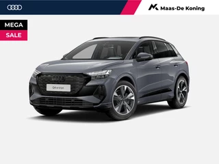 Hoofdafbeelding Audi Q4 e-tron Audi Q4 e-tron S Edition e-tron 45 210kW/286pk 82Kwh Hatchback El Audi Q4 e-tron 45 quattro S Edition 286 PK · MEGA Sale · Comfortpakket · 20" LM Velgen · Glazen panoramadak