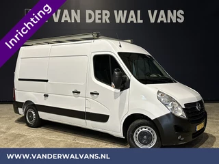 Opel Movano 2.3 CDTI 146pk L2H2 inrichting Euro6 Airco | Omvormer | Navigatie | Camera | Imperiaal Cruisecontrol, Trekhaak, Parkeersensoren, Bijrijdersbank