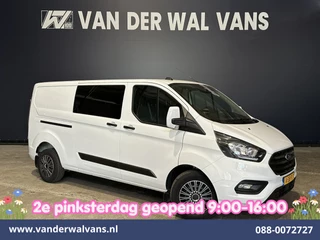 Ford Transit Custom 2.0 TDCI 130pk L2H1 Dubbele Cabine Euro6 Airco | 6-Zits | LED | Cruisecontrol | Trekhaak Parkeersensoren, Verwarmde voorruit