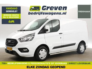 Ford Transit Custom 2.0 TDCI L1H1 Airco Cruise LED Navigatie PDC Trekhaak 3 Persoons Stoelverwarming