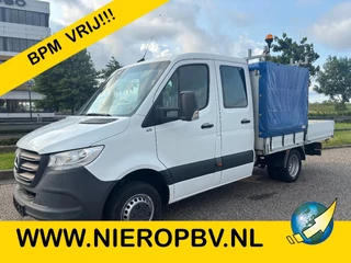 Mercedes-Benz Sprinter 514CDI Dubbelcabine Openlaadbak Airco Cruisecontrol Trekhaak EURO 6