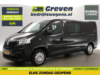 Renault Trafic 1.6 dCi T29 L2H1 | MARGE! | Dubbele Cabine | 6 Persoons | Airco | Cruise | Trekhaak | Navigatie | PDC