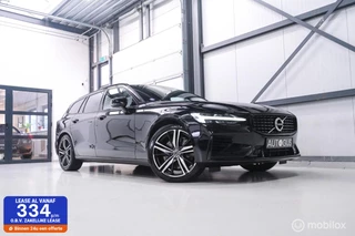 Volvo V60 2.0 T6 Recharge AWD R-Design 340 pk | Harman kardon | Adaptive | Stoel + stuurwiel verwarming | Trekhaak | DAB | LED | Memory |