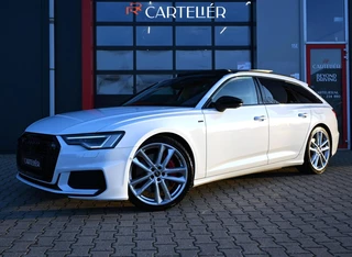Audi A6 Avant 55 TFSI e S-Line | Quattro Competition | PANO | MEMORY | ALCANTARA | 360 | MATRIX LED | TREKHAAK | GLETSJERWHITE |
