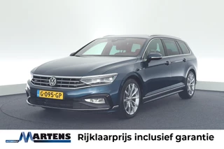 Hoofdafbeelding Volkswagen Passat Volkswagen Passat Variant 1.5 TSI 150pk DSG R-Line Elegance Stoelverwarming Keyless Led Navigatie