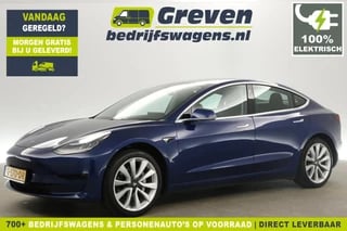 Tesla Model 3 Standard RWD Plus 60 kWh Autopilot Pano Trekhaak Automaat Camera Clima Dashcam LED Navi PDC Virtual  Leder 19"LMV