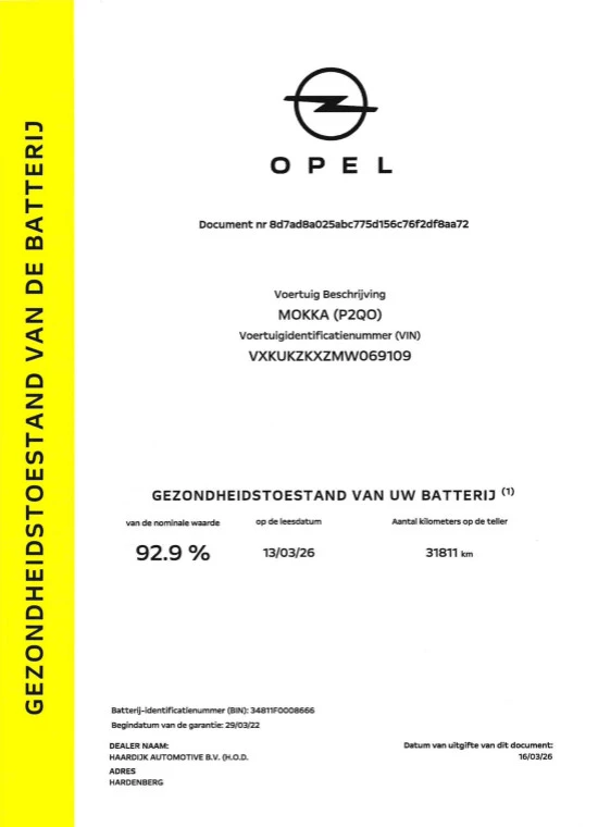 Hoofdafbeelding Opel Mokka-e