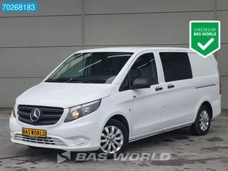 Mercedes Vito 116 CDI Automaat Dubbel Cabine L2 Navi Leder Airco Cruise PDC Doka Mixto L2H1 3m3 Airco Dubbel cabine Cruise control