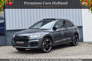 Audi Q5 50 TFSI e Quattro S-Line Black Ed Pano Navi Leder HUD Keyless B&O Trekhaak 20 Inch Rotor