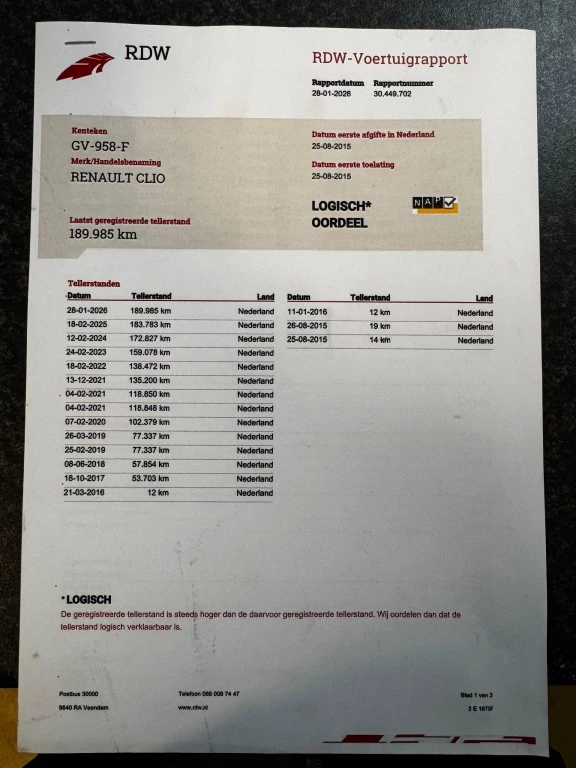 Hoofdafbeelding Renault Clio