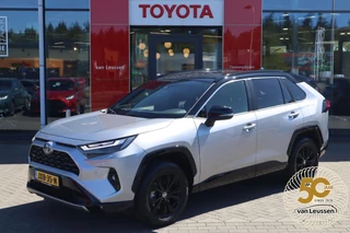 Toyota RAV4 2.5 HYBRID AWD STYLE APPLE/ANDROID LEDER STOEL/STUUR/VOORRUITVERWARM. ELEK. ACHTERKLEP. 1650KG-TREK. CAMERA P-SENSOREN KEYLESS