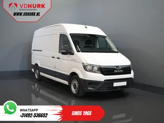 MAN TGE 3.140 140 pk 2.0 TDI DSG Aut. L3H3 EXPORT ONLY 270Gr.Deuren/ Gev.Stoel/ Navi/ Carplay/ Camera/ Cruise/ Trekhaak/ Airco
