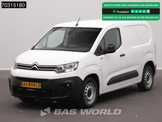 Citroën Berlingo 110pk Benzine Automaat L1H1 Navi Airco Cruise Camera Parkeersensoren Werkplaatsinrichting Euro6 L1 Kompakt Airco Cruise control