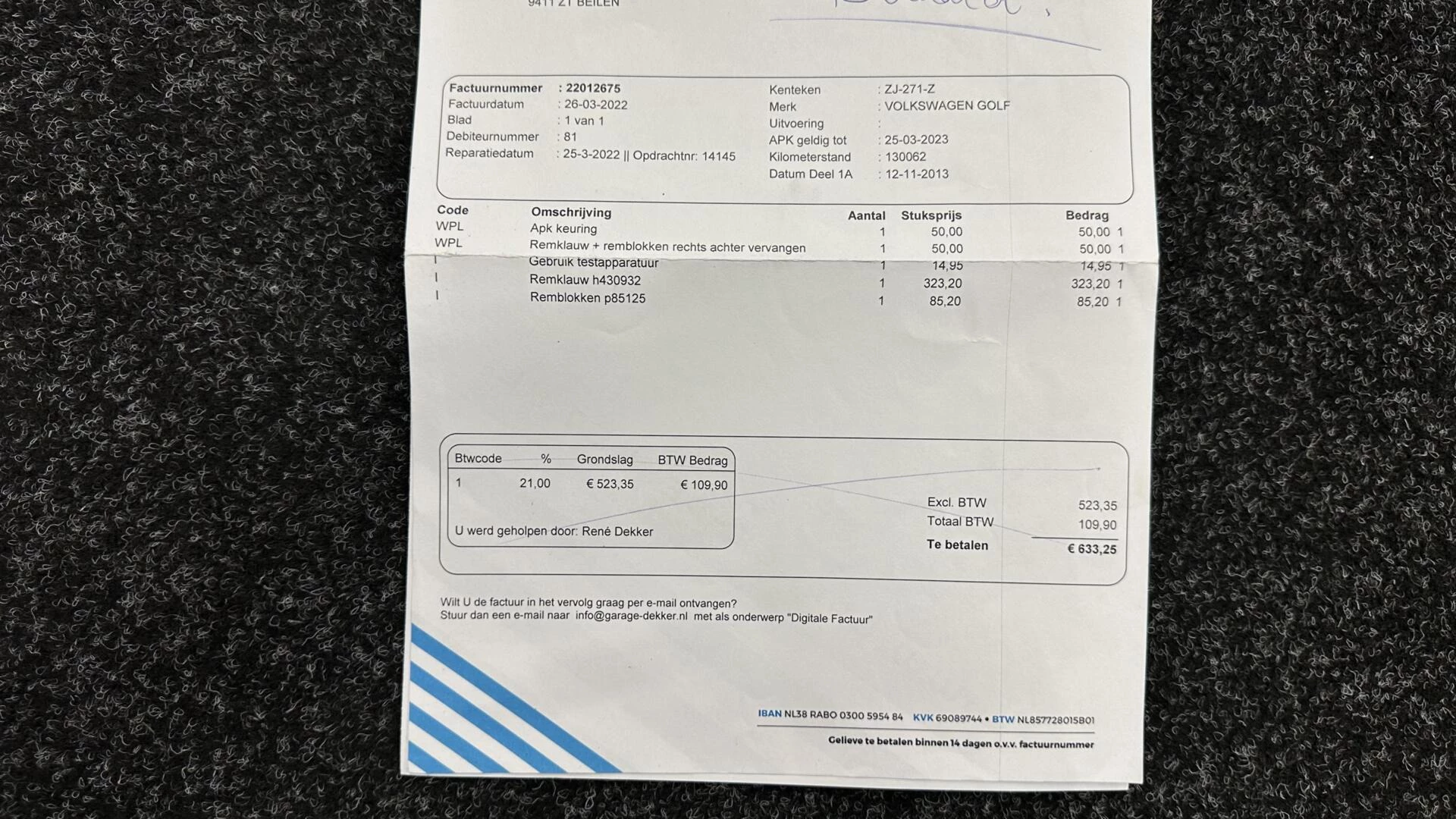 Hoofdafbeelding Volkswagen Golf