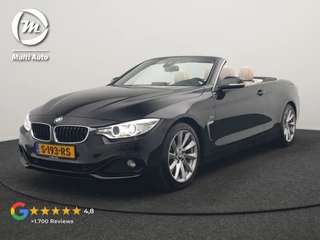 BMW 4 Serie Cabrio 420i Sport Line Individual 184pk Dealer O.H. | Lederen Sportstoelen Memory & Verwarmd | Nekverwarming | Hardtop | Navigatie | Cruise Control |