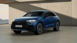 Audi Q8 60 TFSI e quattro Pro Line S Competition | Trekhaak | Pano | B&O 3D | stoelventilatie | 360 Camera | Memory | Headup | Sportstoelen plus |